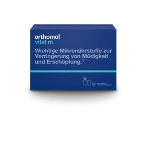 ORTHOMOL Vital M Trinkfläschchen/Kaps.Kombipack.