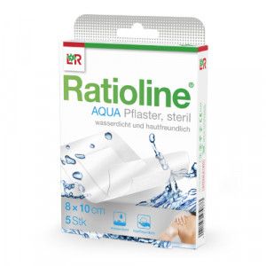 RATIOLINE aqua Duschpflaster Plus 8x10 cm steril